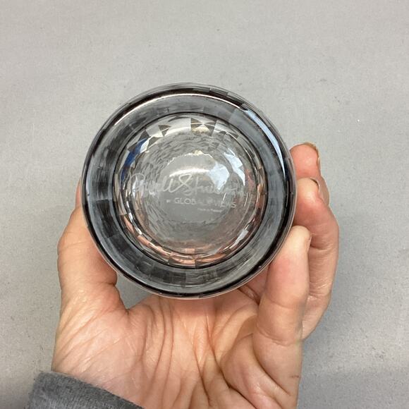 Dwell Studio Signed Glass Tumbler Or Vase - 6”H - Made In Poland - Picture 5 of 9